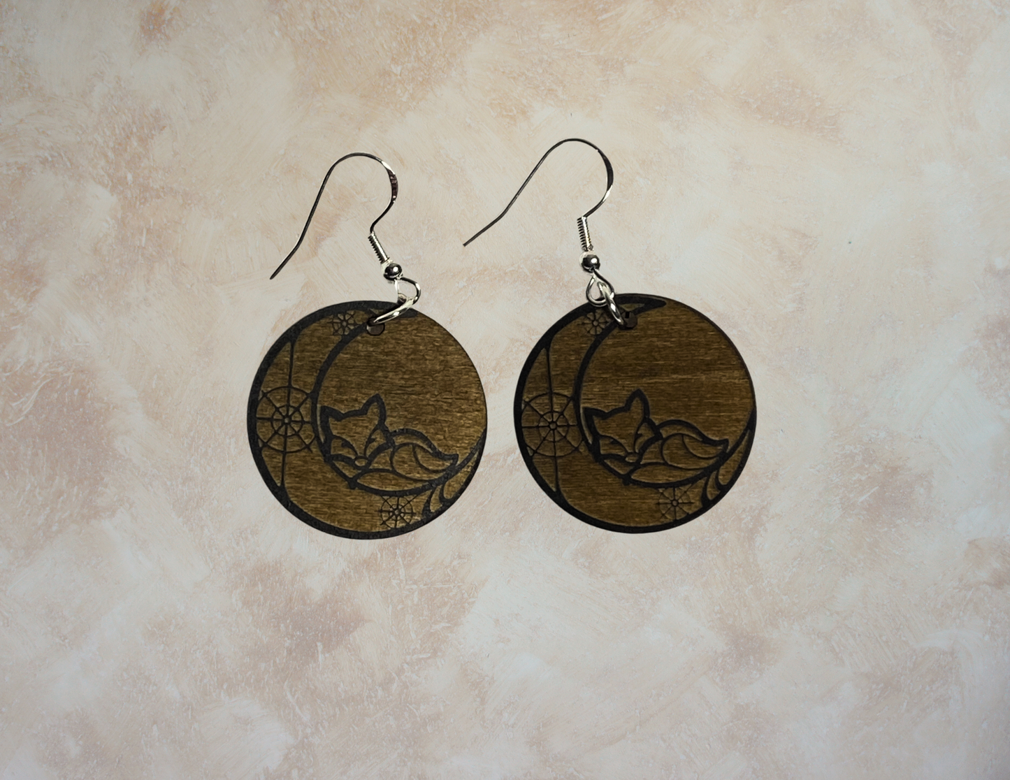 Sleeping Fox Earrings