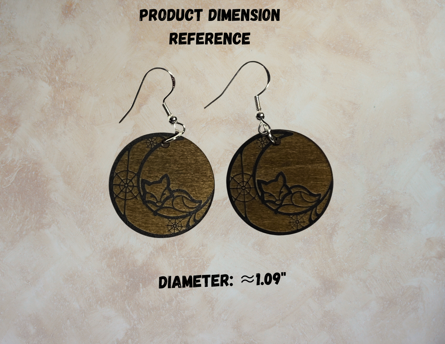 Sleeping Fox Earrings