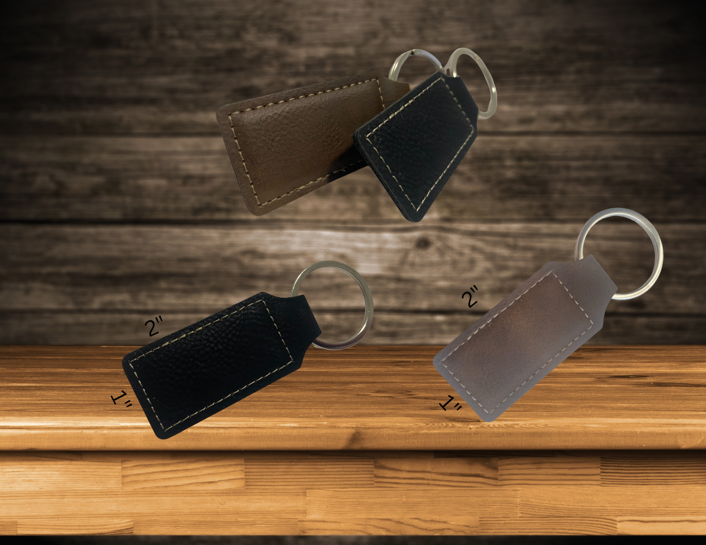 Personalized Leather Keychains