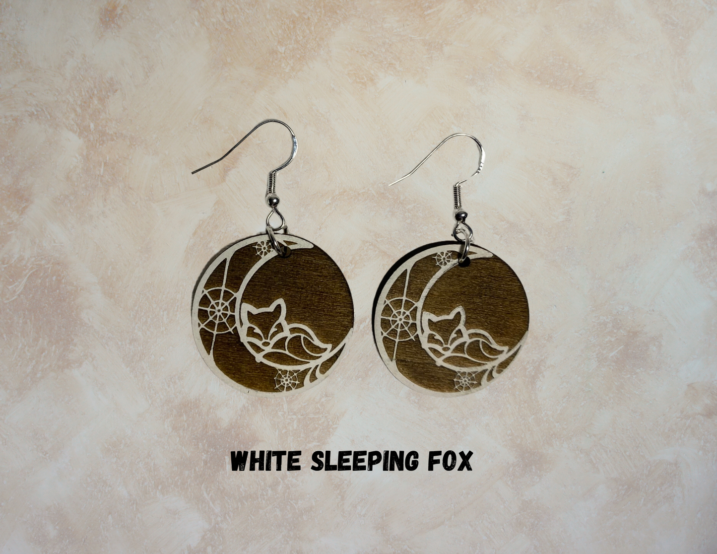 Sleeping Fox Earrings
