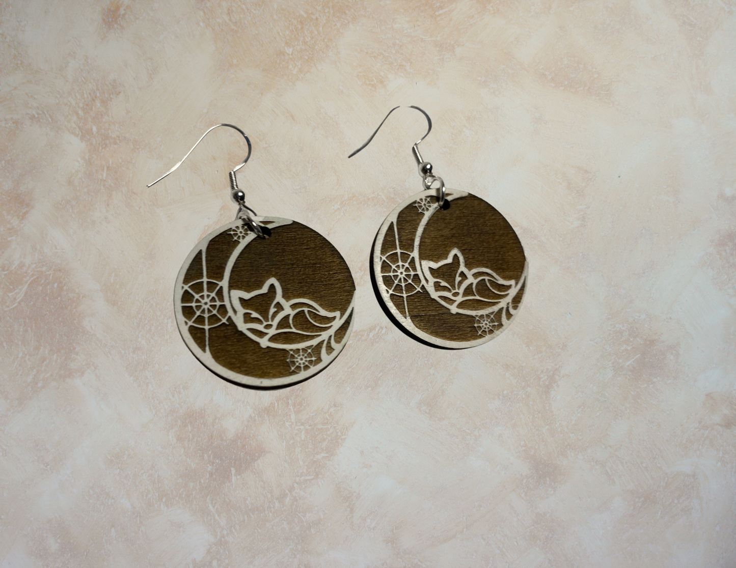 Sleeping Fox Earrings