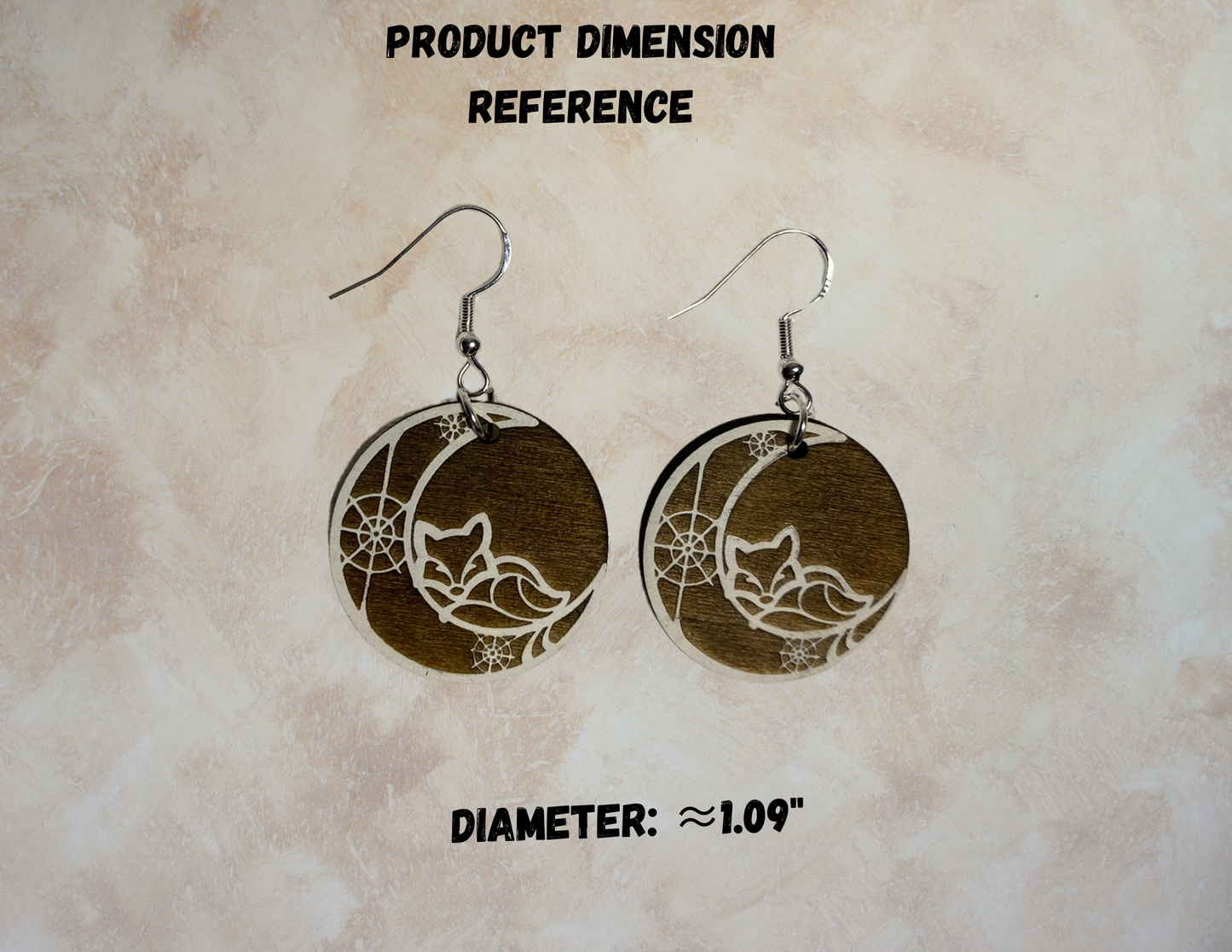 Sleeping Fox Earrings