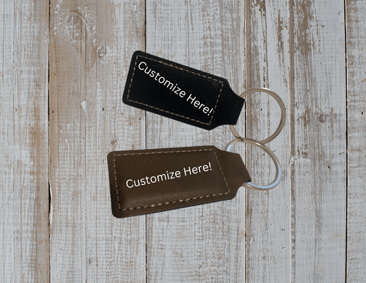 Personalized Leather Keychains