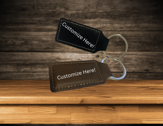 Personalized Leather Keychains